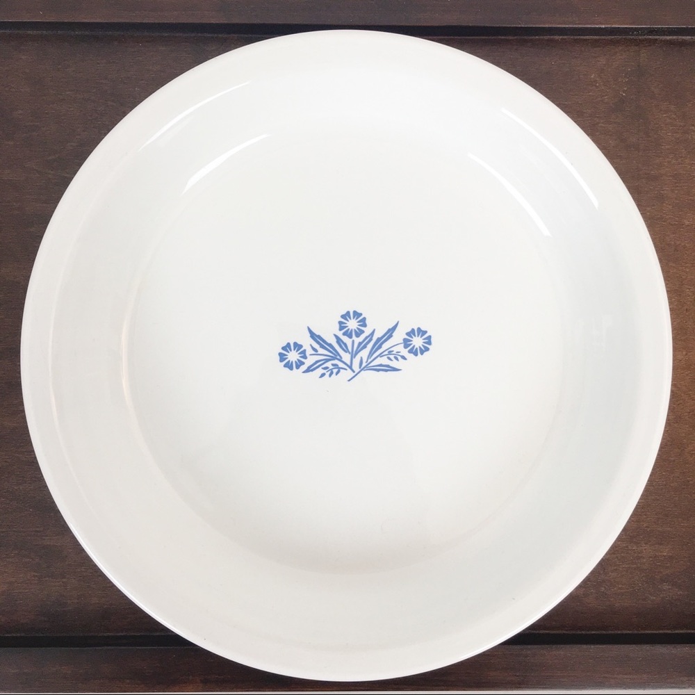 Corning Ware Blue Cornflower Pie Plate P-309